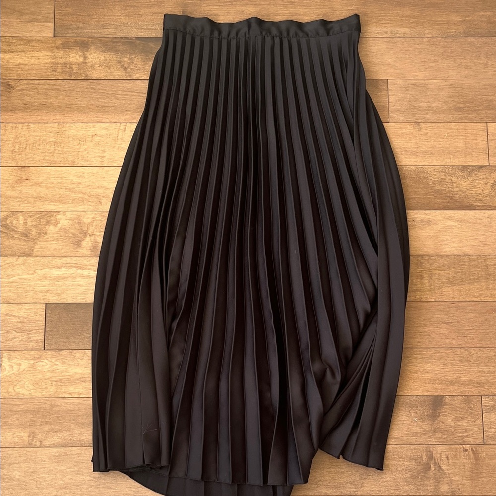 Zara Black Pleated Skirt
